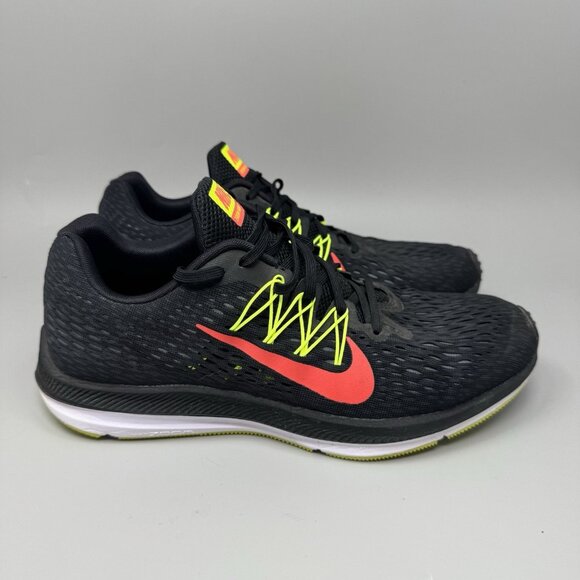 Nike Mens Zoom Winflo AA7406-004 Black Running Shoes Sneakers